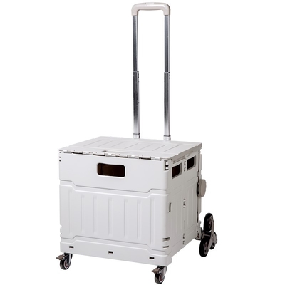 Younai Modern Plastic Folding Outdoor Car Supermarket Grocery Picnic Shopping Trolley
