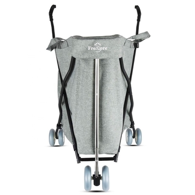 Easy Lightweight Folding Shopping, Grocery, Serving Cart, Pull Cart With Wheels, Push Rolling Cart With Tote