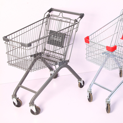 Durable Small Foot Metal Supermarket Trolley Grocery Cart Dolls Toys Supermarket Shopping Trolley With Wheels