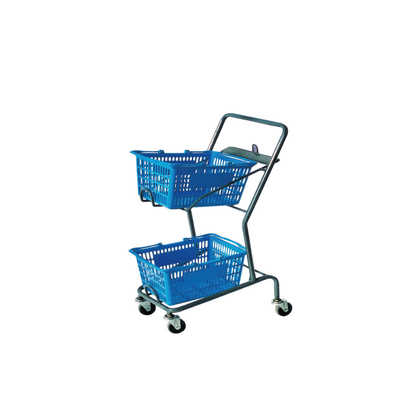 Various Unveiling Promotional Supermarket Classic Style Plastic Shopping Trolley Trolley